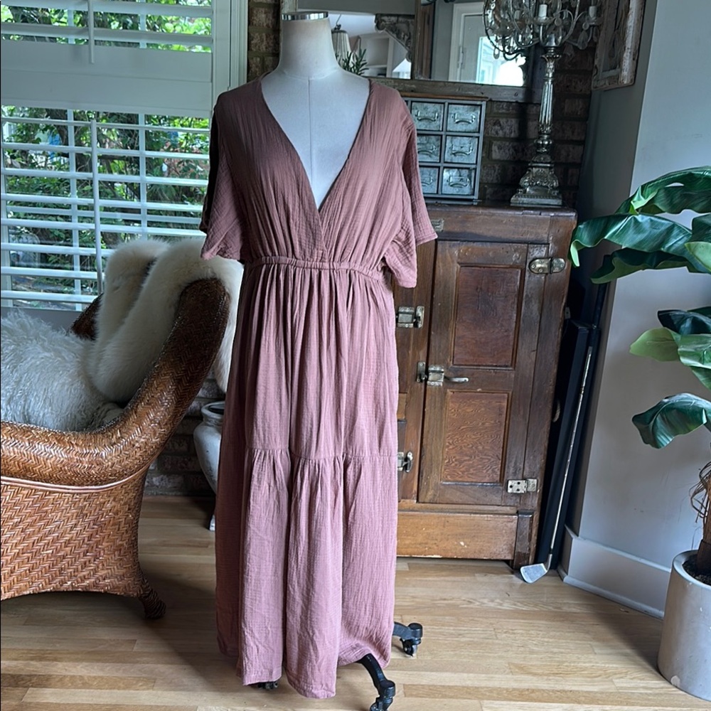 COZY EARTH BOARDWALK BREEZE DRESS CLAY XXXL NEW